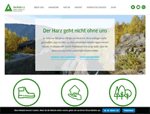 Tablet Screenshot of harzklub.de